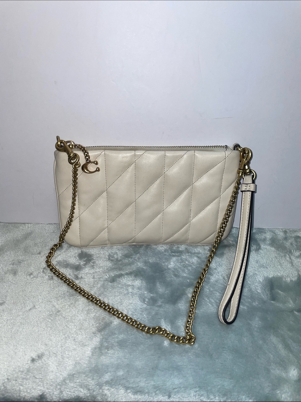 Coach Quilted Convertible Pouch Bag